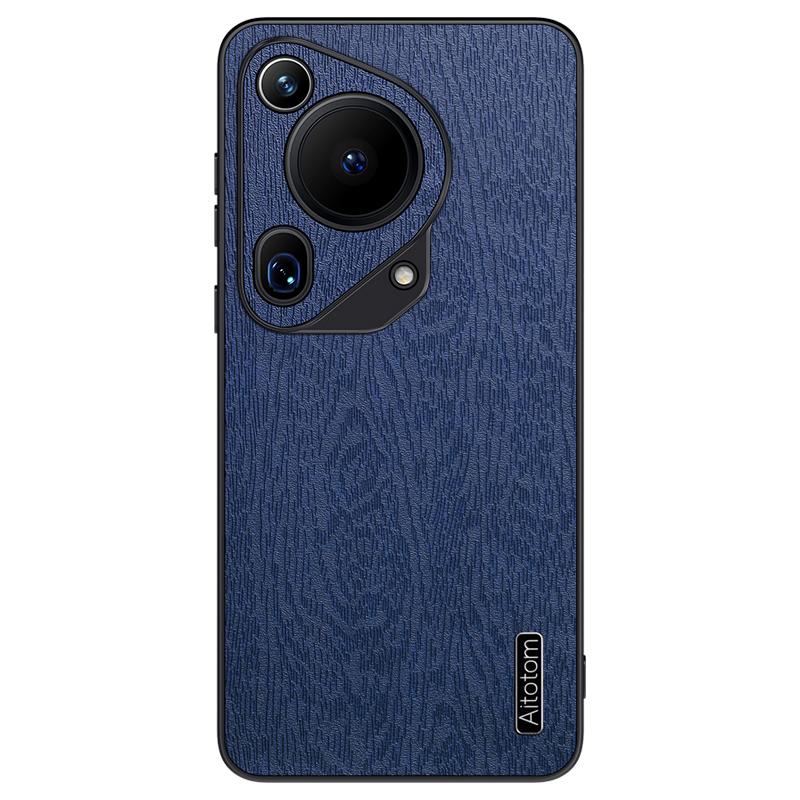 For Huawei Pura 70 Ultra Cases Wood Texture PU+PC+TPU Phone Cover