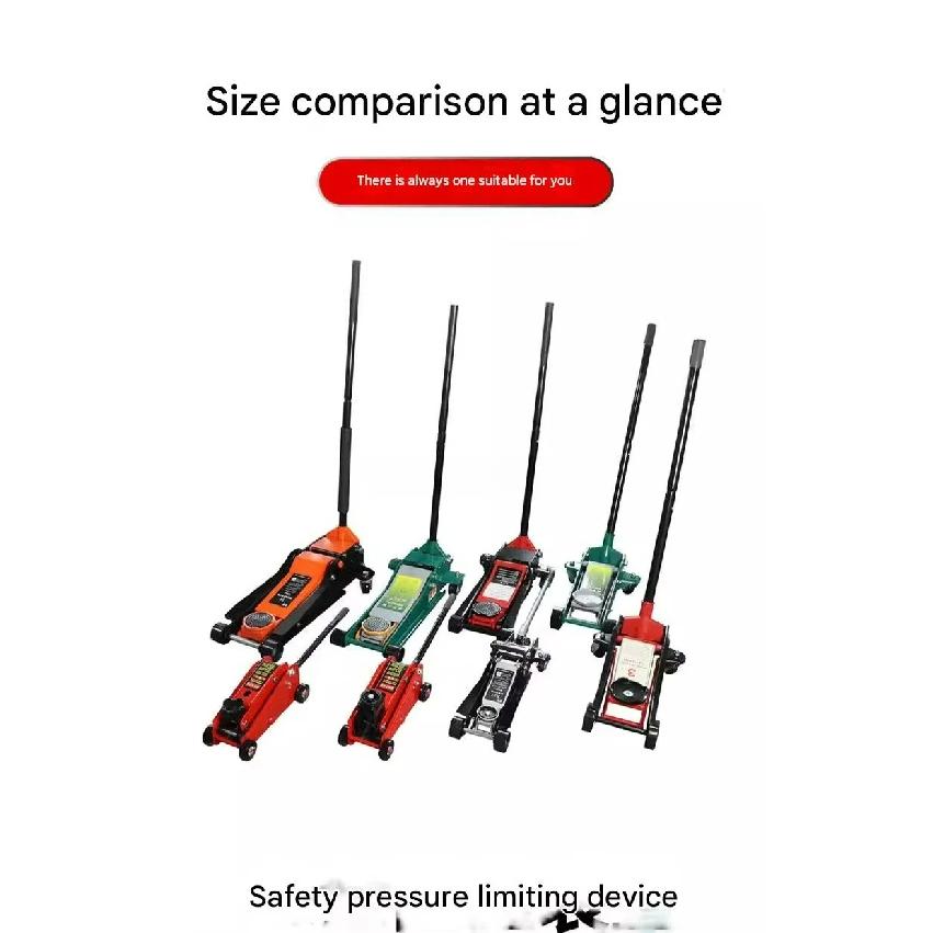 Professional 3000kg & 4000kg Aluminum & Steel Hydraulic Car Jacks Horizontal Auto Use Air Jack 2T Capacity