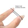 Pack Of 50 Cassette Tape Drive Belt Assortment Recorder Rubber Belts 1.2mm Width For Recorder Maintenance 30-40mm Fold