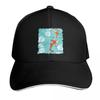 Casquette de baseball motif nénuphar et carpe koï turquoise Chapeau unisexe Chapeau de soleil Chapeau de designer Casquette de baseball Casquettes de camionneur Pour unisexe Femmes