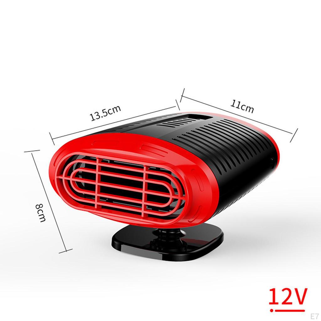 Car Heater 0W Trailer Auto Windshield Truck Demister Defogger Cig Plug Clear Driving Sight Fast