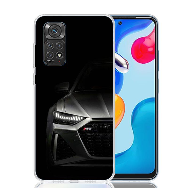 Super Car For A-Audis R-S Sport Phone Case For Xiaomi Redmi Note 15 14 13 12S 12 Pro Plus 11S 11E 11 11T 10S 10 Art Soft Pattern