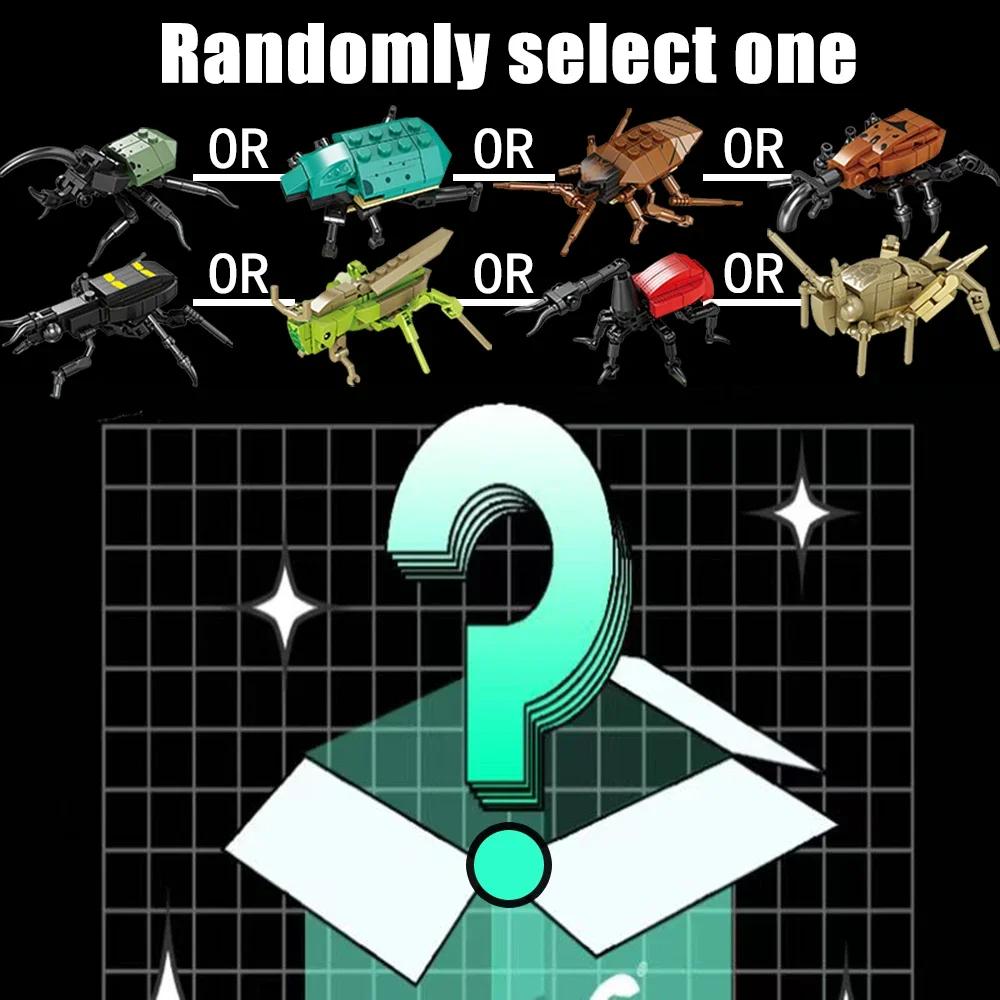 

Non-Toxic Locust Insects Building Blocks Toys Set - Long-Lasting Play For Kids Great Collectible Models Carabid Cricket Blattodea & More in-bag