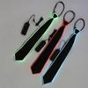 Props Gift For Men Wedding Suits For Women EL Wire Neon Neck Ties LED Tie Glowing Tie Luminous Tie