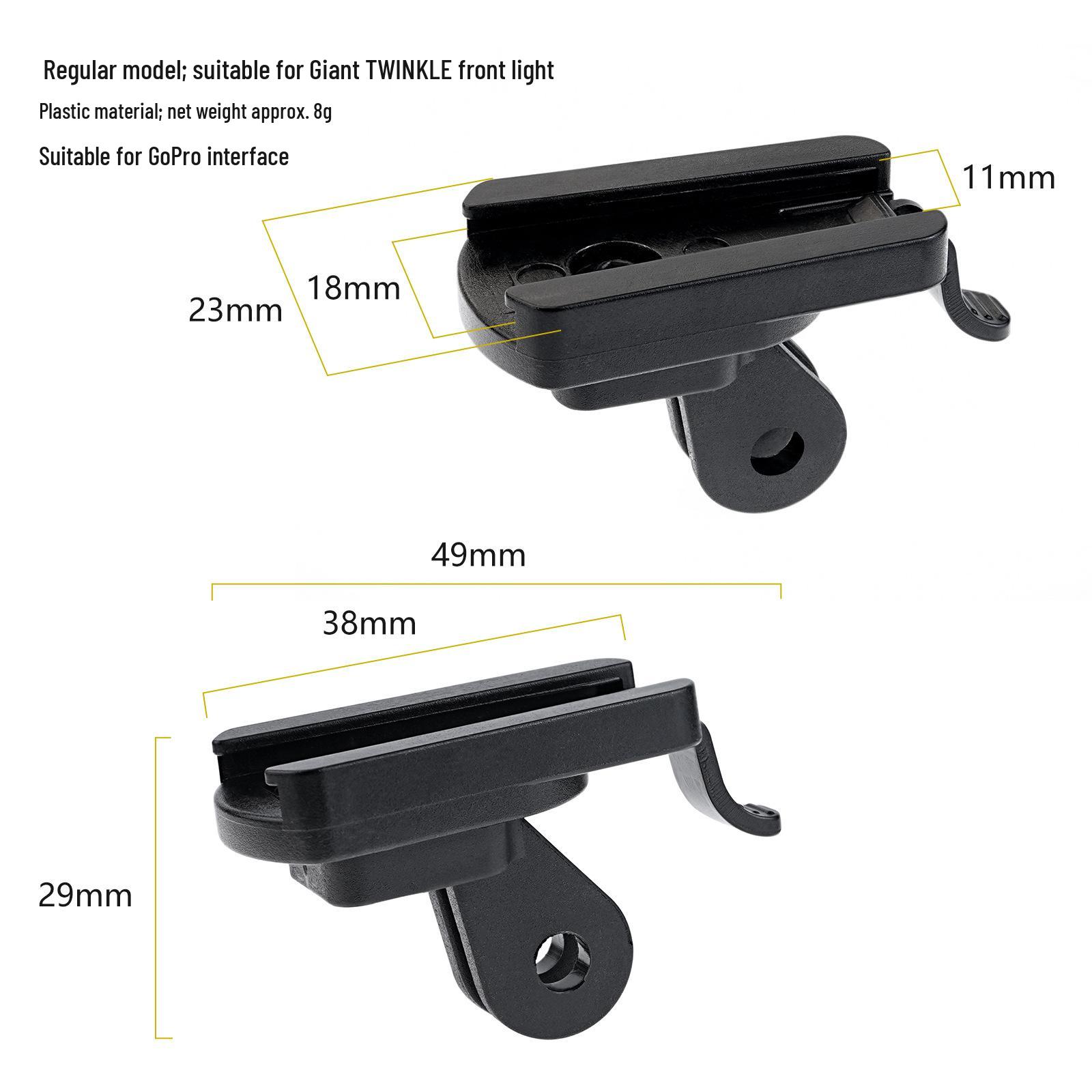 Lezyne Stable Non-slip Bicycle Front Light Mount