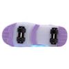 Kid's Rotating Button Wear Quick Four Wheel Running Shoes with Wheels Sports Shoes USB Charging LED Light Sports Shoes Girls Roller Skates