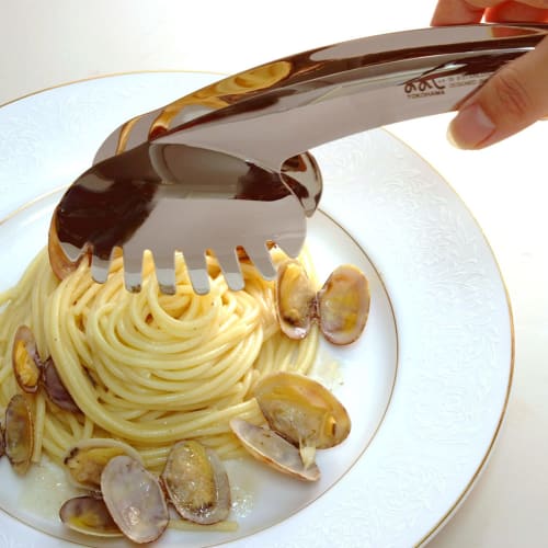 Nonoji Tongs Pasta Double Claw Type LTG-S02