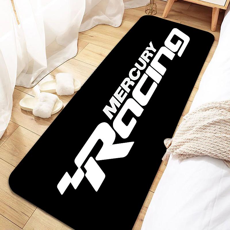 Mercury Racing Fußmatte Eingang Rutschfeste Fußmatte Waschbarer Küchenteppich Wohnzimmer Flur Teppiche Badezimmer Bad Türvorleger