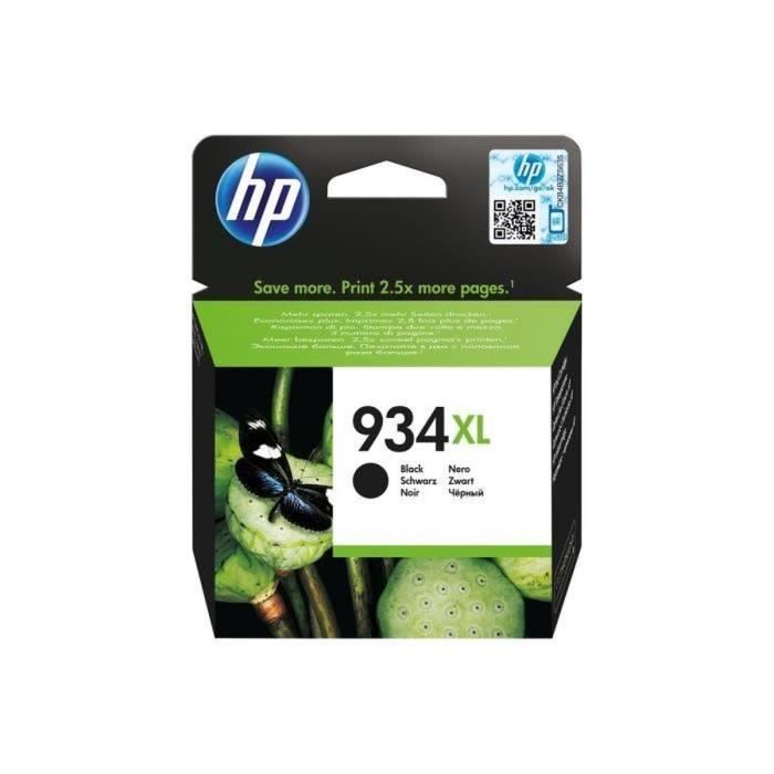 HP 934XL Originální inkoustová kazeta s vysokou kapacitou, černá (C2P23AE) pro HP OfficeJet 6230/6820/6830
