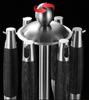 316 Stainless Steel Rosewood Kitchen Utensil Set: Thickened Slotted Spoon, Soup Spoon, Stir-Fry Spatula