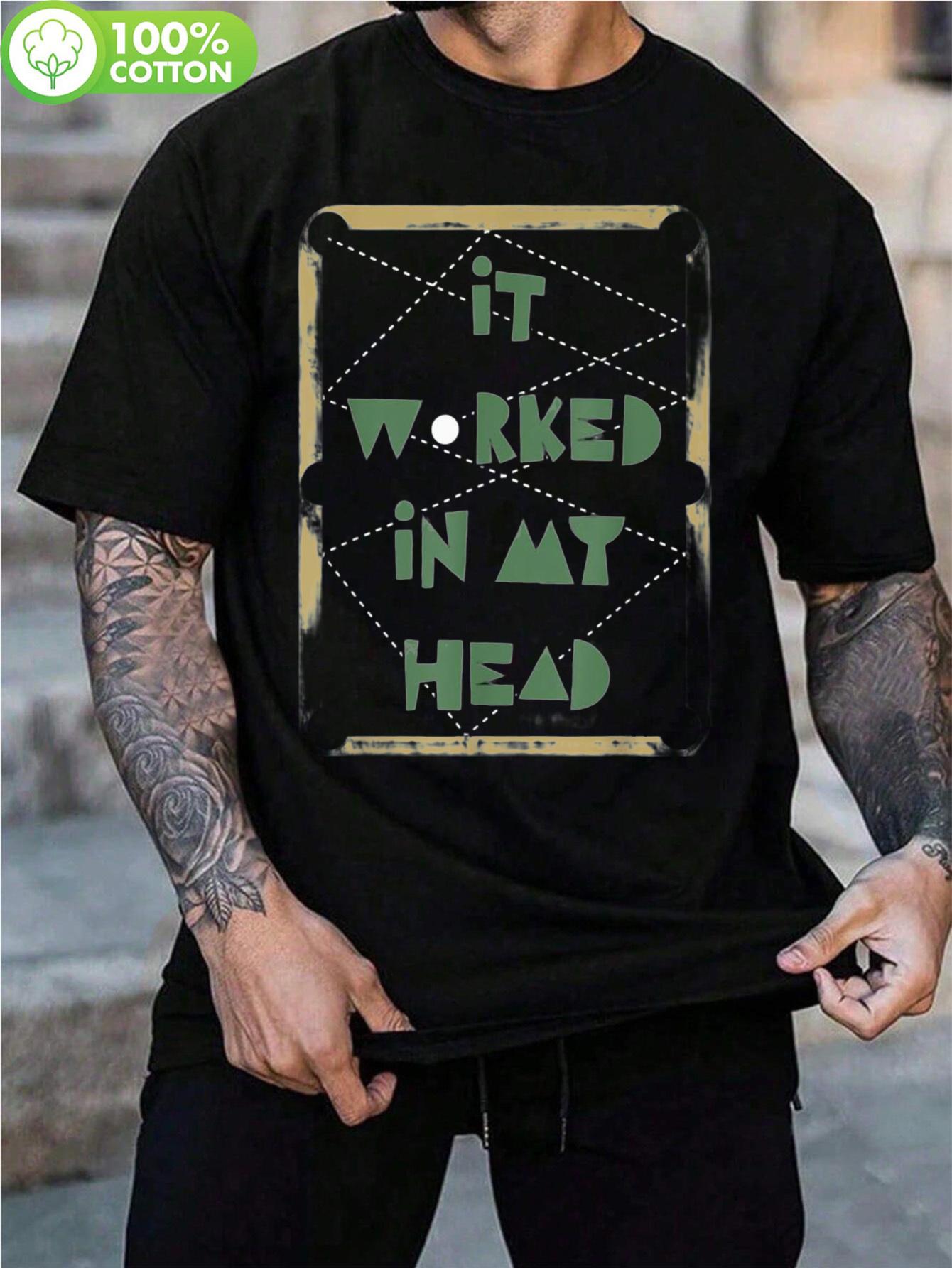 Vintage Tshirt Vintage Cotton Tshirt - It Worked In My He... XL