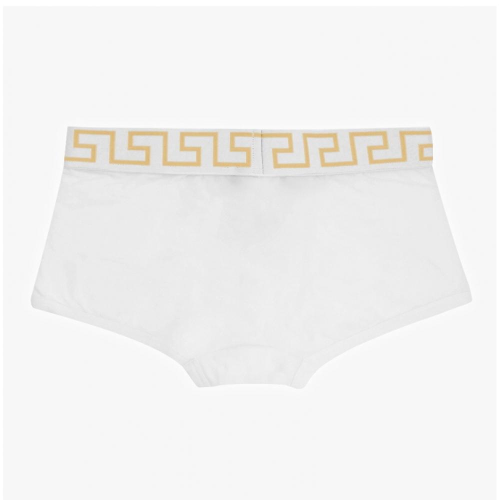 Versace Au10026 1a10011 A81h Greca Border Low Rise Mens Underwear