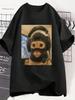 Men's Gothic High Quality 2025 Funny Gang Cat Meme T Shirt T-Shirt Oversized Short Sleeve Crewneck Tee Shirts Casual Unisex
