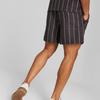 Puma Letter Stripe Print Lace-Up Casual Shorts Men Shorts Black 622538-01