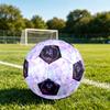 1PC Pastel Floral Wolf Spirit Artwork Soccer Ball Size 5 Football Machine Sewn Indoor/Outdoor Universal Football Gift W35