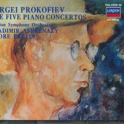 CD PROKOFIEV - Piano Concertos (Complete): Ashkena F50L2913940 POLYDOR Japan Classical Used