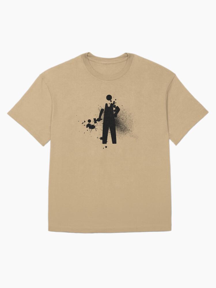 Work Hard Übergroßes T-Shirt