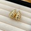 Fashion light luxury simple earrings women's silver light luxury high-end small earrings niche design trendy cool earrings