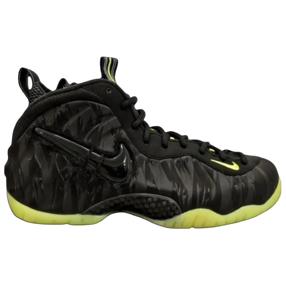 Nike Air Foamposite Vintage Basketball Shoes Unisex Black Yellow IZ7806-001