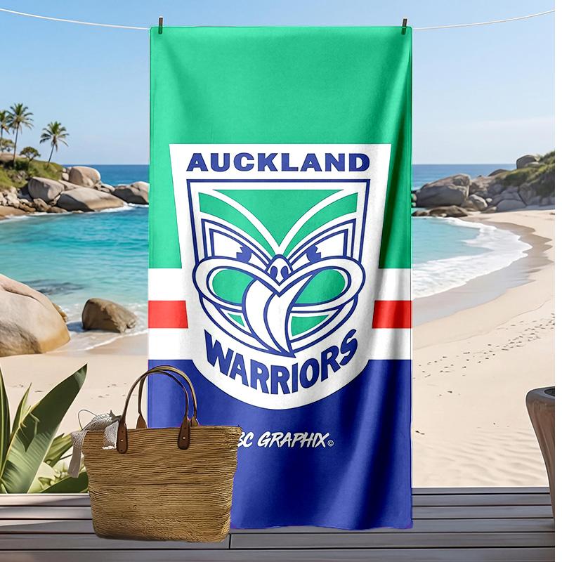 Asciugamano da Spiaggia Wigan Warriors Stampa Morbido Portatile Asciugatura Rapida?Asciugamano Asciutto Per Piscina Vacanza Estiva Sport all'Aperto