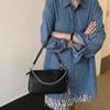 2023 Retro Korean-Style Versatile Crossbody Chain Bag for Women - Trendy Wide Band Shoulder Design