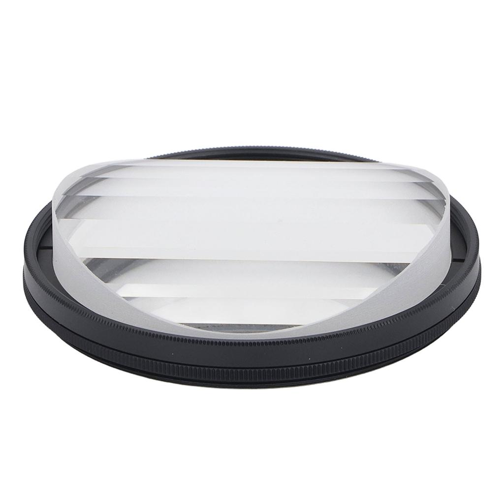 Camera Filter Linear Glass Prism MRC Coating Repeated Color Images Foreground Blur Prism Filter for Portrait Landscape