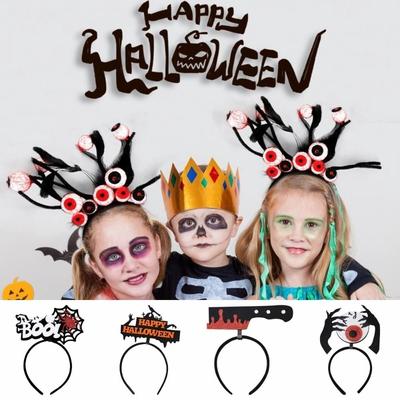 New Cartoon Halloween Headband Happy Halloween Hair Accessories Masquerade Decorations Bat Party Cosplay Hairband Party Supplies