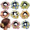 Elegant Hawaiian Flower Hair Ropes Attractive Hair Accessories  For Wedding Vacation Travel