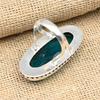 Indicolite Tourmaline Gemstone Handmade Jewelry 925 Sterling Silver Ring For Christmas
