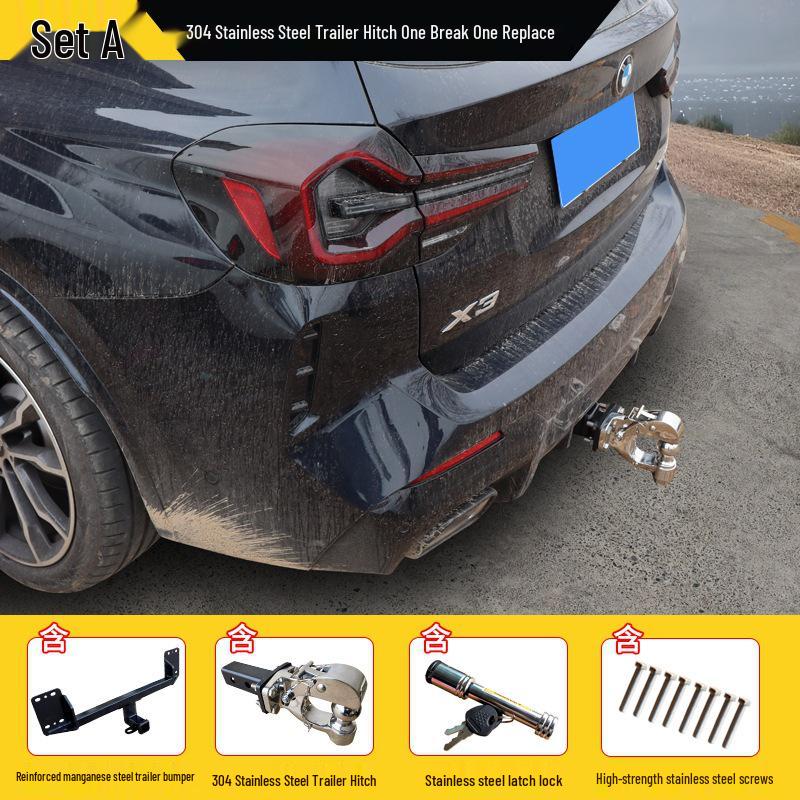 Reinforced Trailer Hitch for BMW X-Series (X5, X6, X1, X3, X4) and Rogue Tow Bar