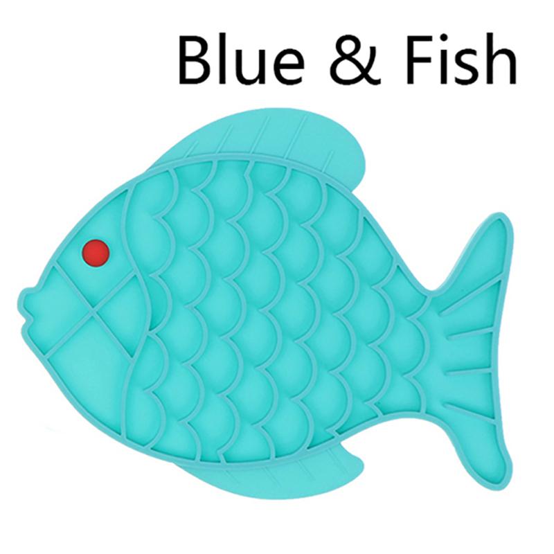 Silicone Slow Food  Tray Anti Choking Bowl For Pet Cats Dogs Slow Feed Mat