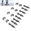 8 Pack Speaker Spike Pad Kit Shockproof Adjustable Copper Speaker Isolation Feet Stand for Amplifier