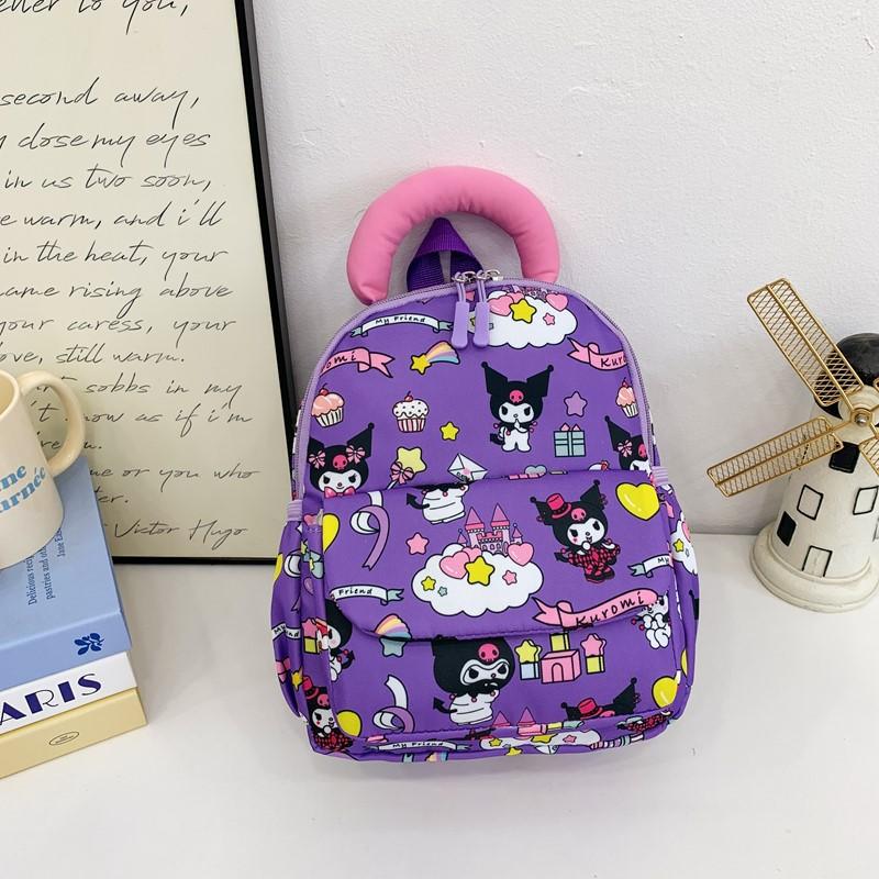 Cartoon Animation Cute Little Girl Backpack Kindergarten Small And Medium Class Baby Schoolbag Foreign Style Printing Children'S Backpack