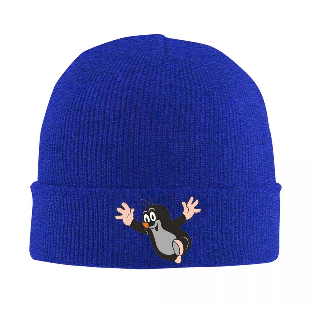 Krtek Veselý Krtek Teplá Pletená Čepice Zimní Pletená Čepice Čepice Beanie Hip Hop Čepice pro Unisex