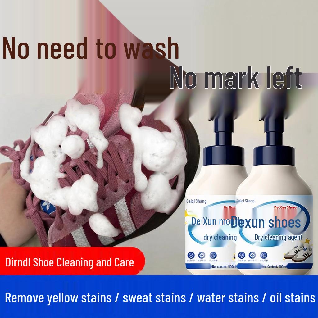 Suede/Nubuck Care Kit: Dry Cleaner & Brush for Dirty Shoes - No Water Needed