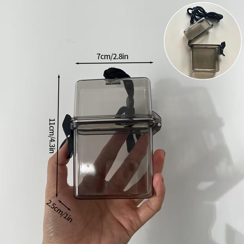 Transparent Plastic Card Storage Box 3 inch Kpop Idol Photocards Storage Case Desktop Organizer Classification Box Stationery