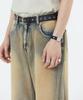 Modenaleudeo Amaze Wide Denim Pants (Yellow Blue)