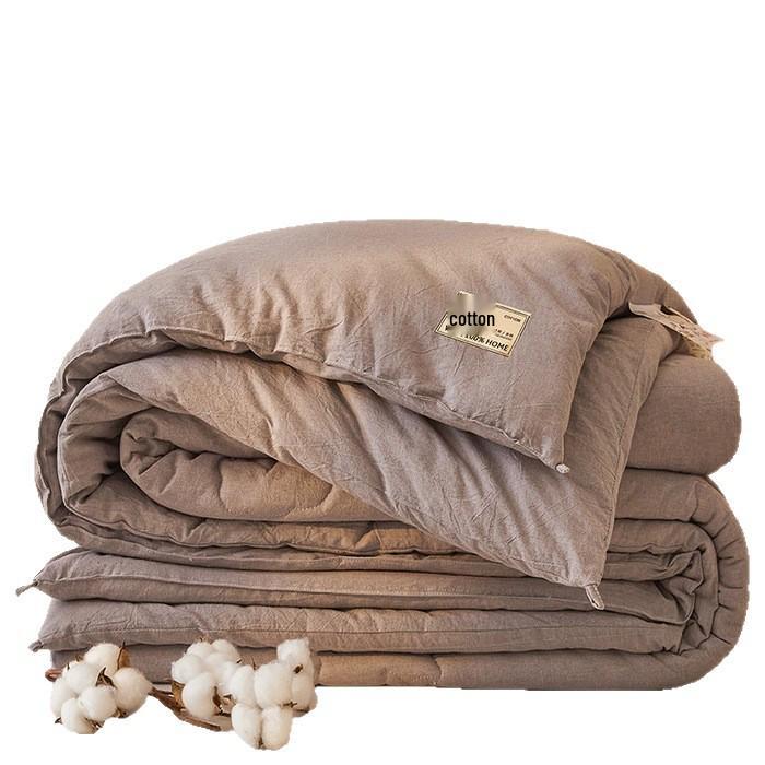 Winter & Summer Quilt: Xinjiang Long-staple Cotton, Thick, Pure Cotton Wadding, All-Season Use