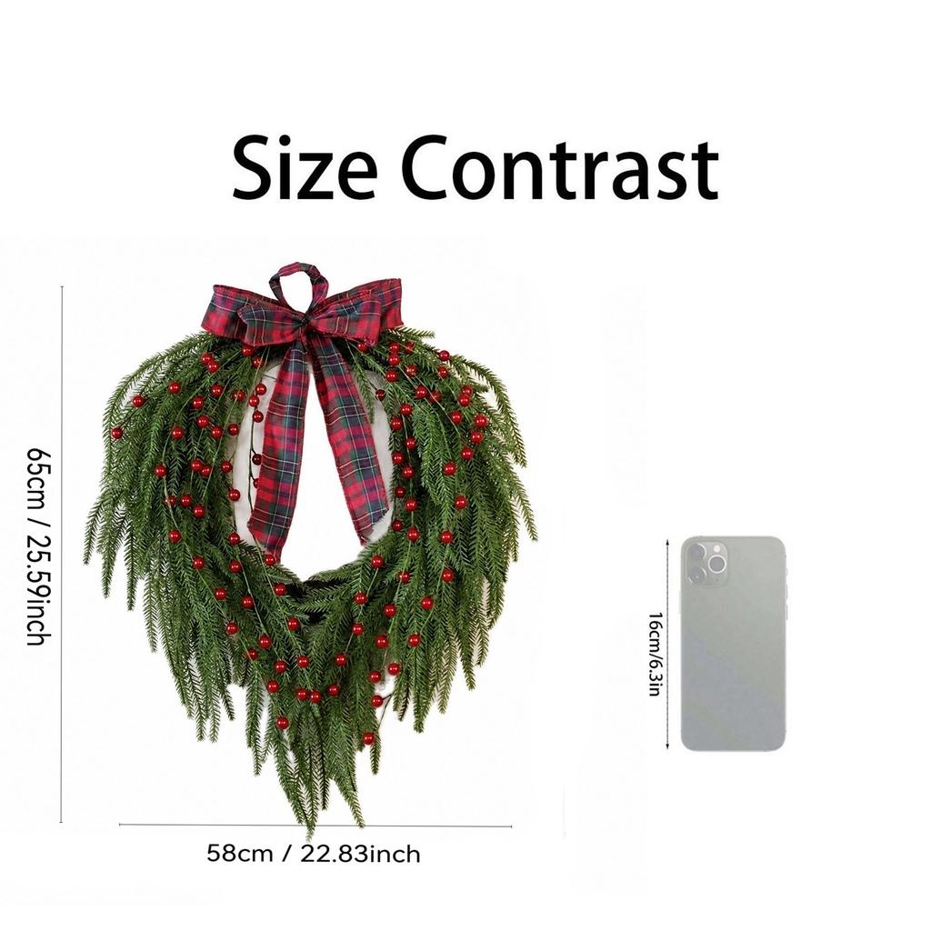 Artificial Christmas Wreath for Holiday Decoration