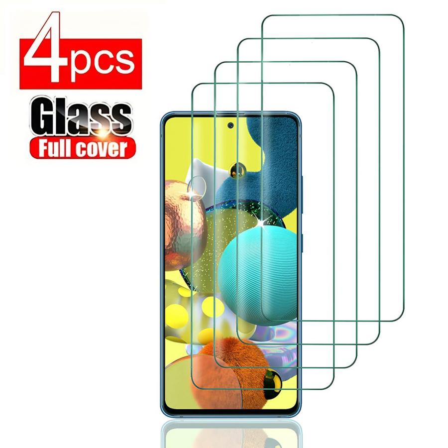 4pcs Tempered Glass for Samsung Galaxy A17 A16 A15 A14 A05 A26 A25 A34 A35 A36 A52S A53 A54 A55 A56 S20 S21 S23 Plus S24 Ultra S25 FE Screen Protector