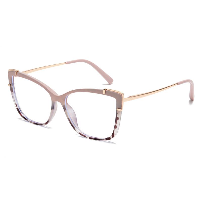 Tea Leopard Frame Cat Eye Prescription Glasses For The Nearsighted Blue Light Blocking Women Myopes Lunettes 0 -0.5 -0.75 To -6