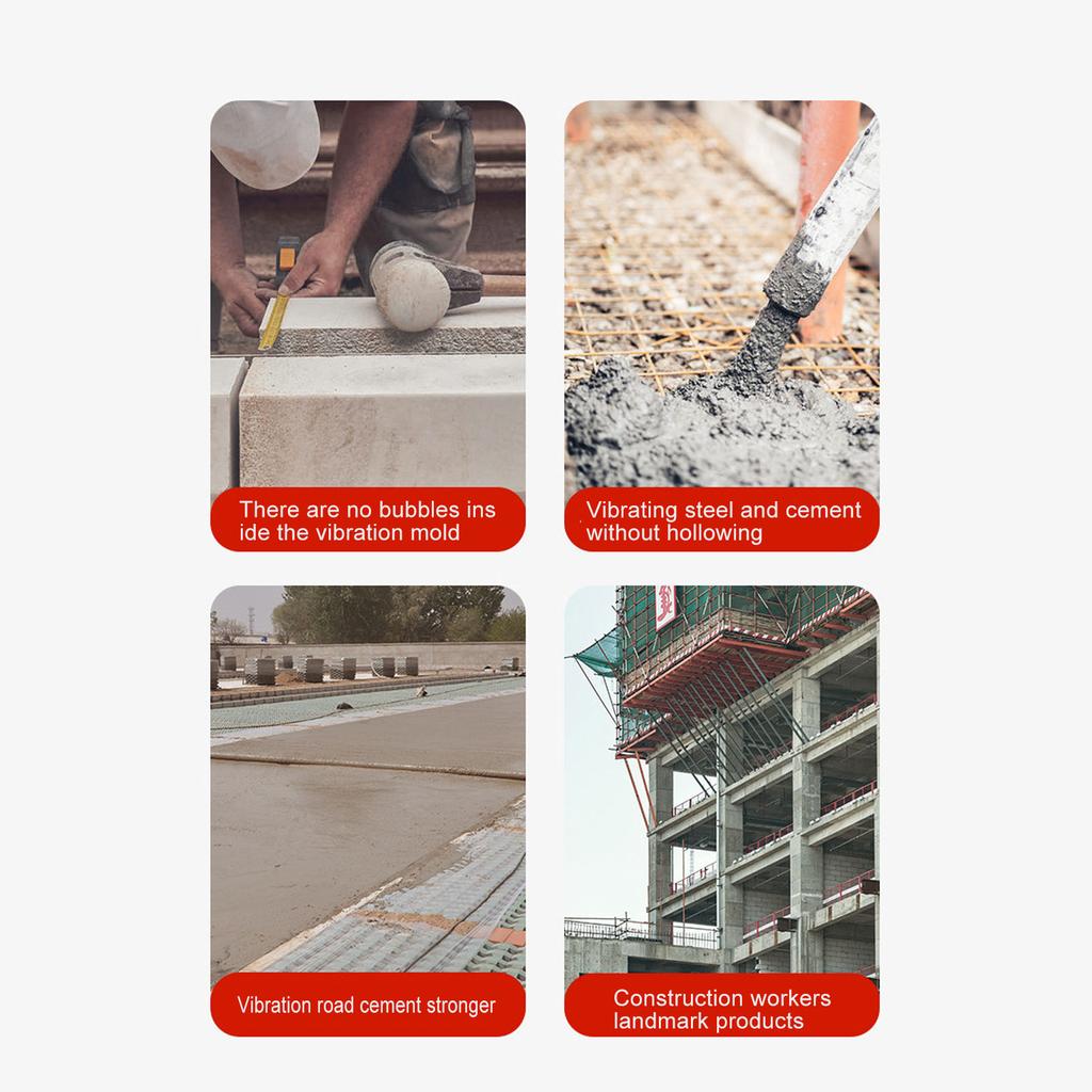 Handheld Concrete Vibrator High Frequency Electrodynamic Concrete Vibrator for Eliminating Bubbles Mixing