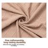 New Solid Color Jacquard Ottoman Cover Round Soft Square Stool Cover Elastic Footrest Slipcover Home Decor