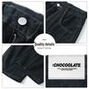 CHOCOOLATEit Men's Retro Deconstructed Patchwork Wide-Leg Jeans