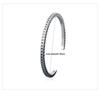 Silver Color Minimalist Dots Pattern Bracelet For Women Men  Fine Jewelry Couple Present