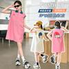 Girls' Summer Dress, New Style, Girls' Summer Dopamine Outfit, Girls' Summer Dress, POLO Skirt, Thin Version