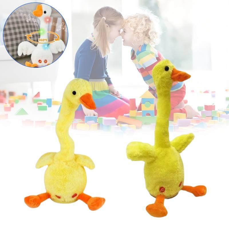 Adorable Talking Duck Plush Toy Funny Talking Neck Duck Gift For Christmas Celebration
