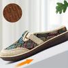 Geometric Design Slip-On Sneakers with Comfort Sole