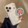 Transparent colored stars iPhone17promax Phone case13Apple17Applicable15Gilded Magnetic Stand16