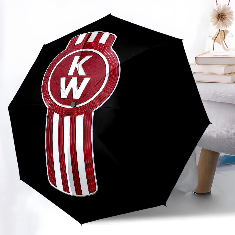 Kenworth , automatic folding umbrella, portable and foldable design, 8 ribs, a Christmas or birthday gift.
